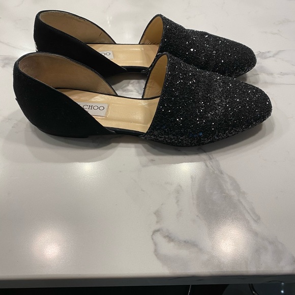 jimmy choo globe flat